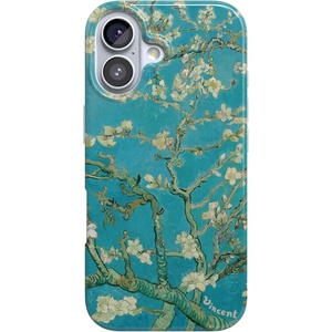 Casely iPhone 17 Case | Scribble Me that | Crayola Rainbow Pencil | Compatible with MagSafe | Classic Ultra Thin Design(Van Gogh | Almond Blossom Floral)