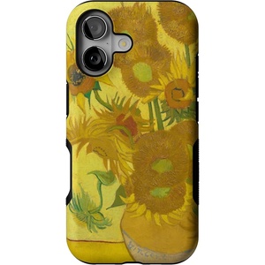 Casely iPhone 17 Case | Scribble Me that | Crayola Rainbow Pencil | Compatible with MagSafe | Classic Ultra Thin Design(Van Gogh Museum | Sunflowers Floral)