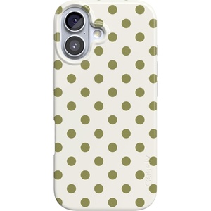 Casely iPhone 17 Case | Spotted in SoHo | Green Polka Dot | Compatible with MagSafe | Classic Ultra Thin Design