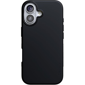 Casely iPhone 17 Case | Starfish Wishes | Coral Pink Shimmer | Bold Protective Design | MagSafe Compatible Design(Black on Black)