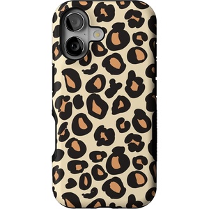 Casely iPhone 17 Case | Starfish Wishes | Coral Pink Shimmer | Bold Protective Design | MagSafe Compatible Design(Into the Wild | Leopard Print)