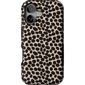 Casely iPhone 17 Case | Starfish Wishes | Coral Pink Shimmer | Bold Protective Design | MagSafe Compatible Design(Lost in Spots | Cheetah Print)