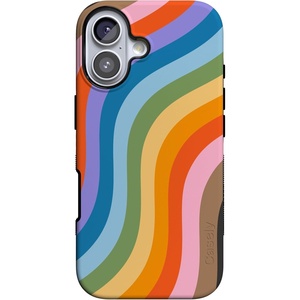 Casely iPhone 17 Case | Starfish Wishes | Coral Pink Shimmer | Bold Protective Design | MagSafe Compatible Design(Love for All | Rainbow Pride)