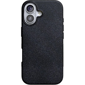 Casely iPhone 17 Case | Starfish Wishes | Coral Pink Shimmer | Bold Protective Design | MagSafe Compatible Design(Midnight Onyx | Black Shimmer)