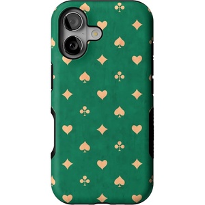 Casely iPhone 17 Case | Starfish Wishes | Coral Pink Shimmer | Bold Protective Design | MagSafe Compatible Design(Royal Flush | French Deck)
