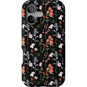 Casely iPhone 17 Case | Starfish Wishes | Coral Pink Shimmer | Bold Protective Design | MagSafe Compatible Design(Secret Garden | Mixed Floral)