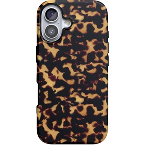 Casely iPhone 17 Case | Starfish Wishes | Coral Pink Shimmer | Bold Protective Design | MagSafe Compatible Design(Shell Shocked | Tortoise Print)