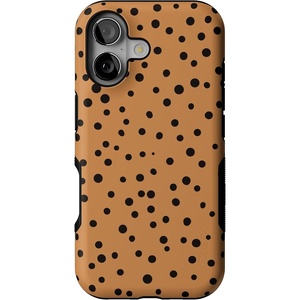 Casely iPhone 17 Case | Starfish Wishes | Coral Pink Shimmer | Bold Protective Design | MagSafe Compatible Design(Spot On | Dotted Animal)
