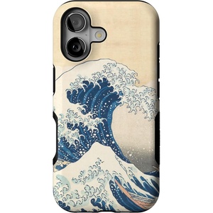 Casely iPhone 17 Case | Starfish Wishes | Coral Pink Shimmer | Bold Protective Design | MagSafe Compatible Design(The Great Wave | The Met Museum)