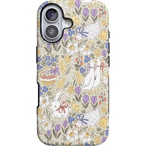 Casely iPhone 17 Case | Storybook Stroll | Spring Garden | Bold Protective Design | Compatible with MagSafe