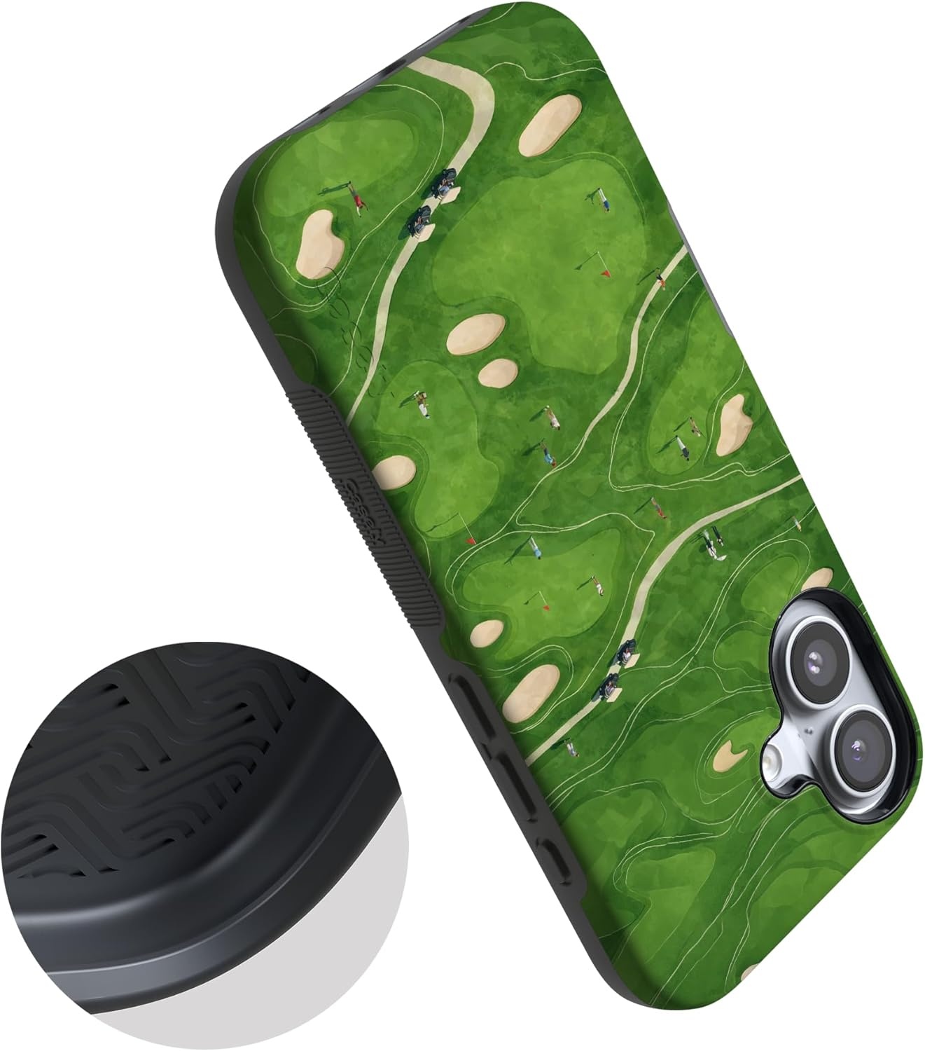 image:imageCasely iPhone 17 Case Clubhouse The Back Nine Bold Protective Design Compatible with MagSafe