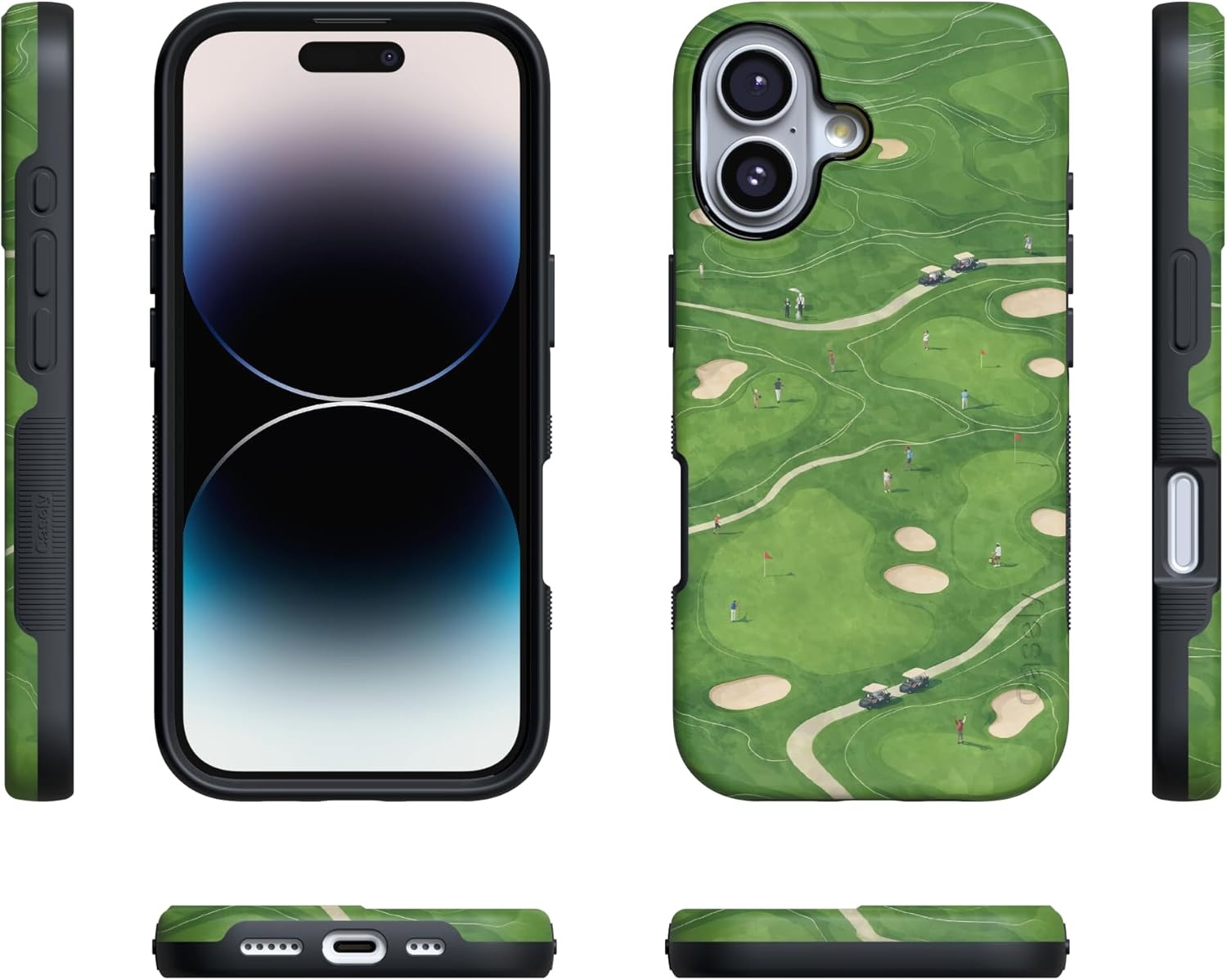 image:imageCasely iPhone 17 Case Clubhouse The Back Nine Bold Protective Design Compatible with MagSafe