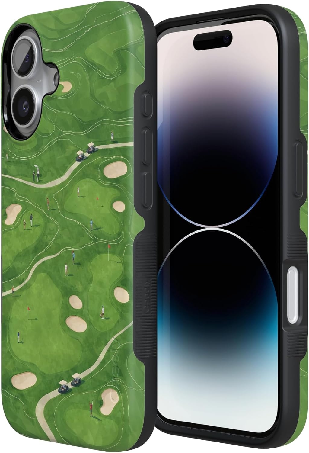 image:imageCasely iPhone 17 Case Clubhouse The Back Nine Bold Protective Design Compatible with MagSafe