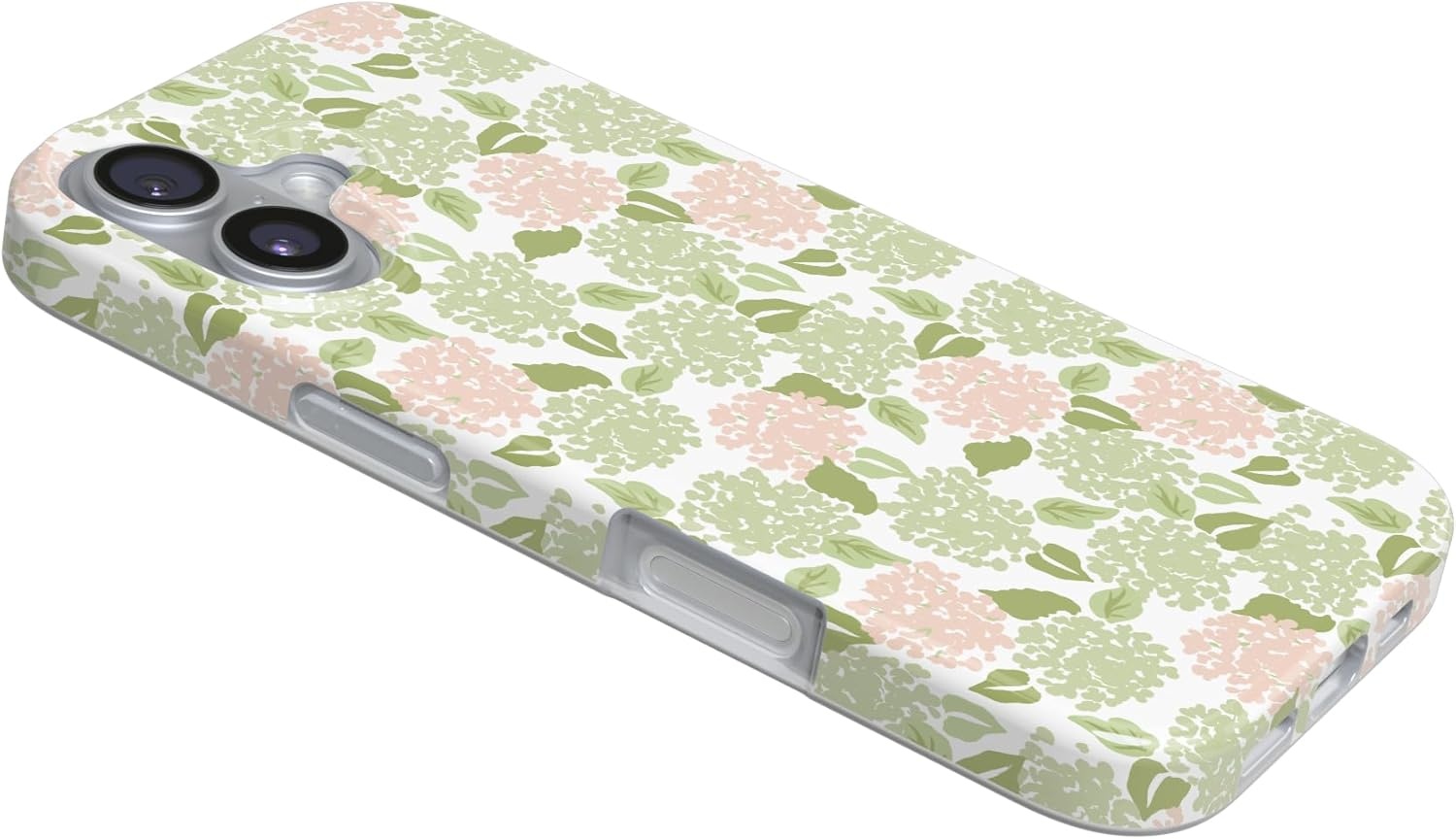 image:imageCasely iPhone 17 Case Hydrangea Haze Floral Garden Compatible with MagSafe Classic Ultra Thin Design