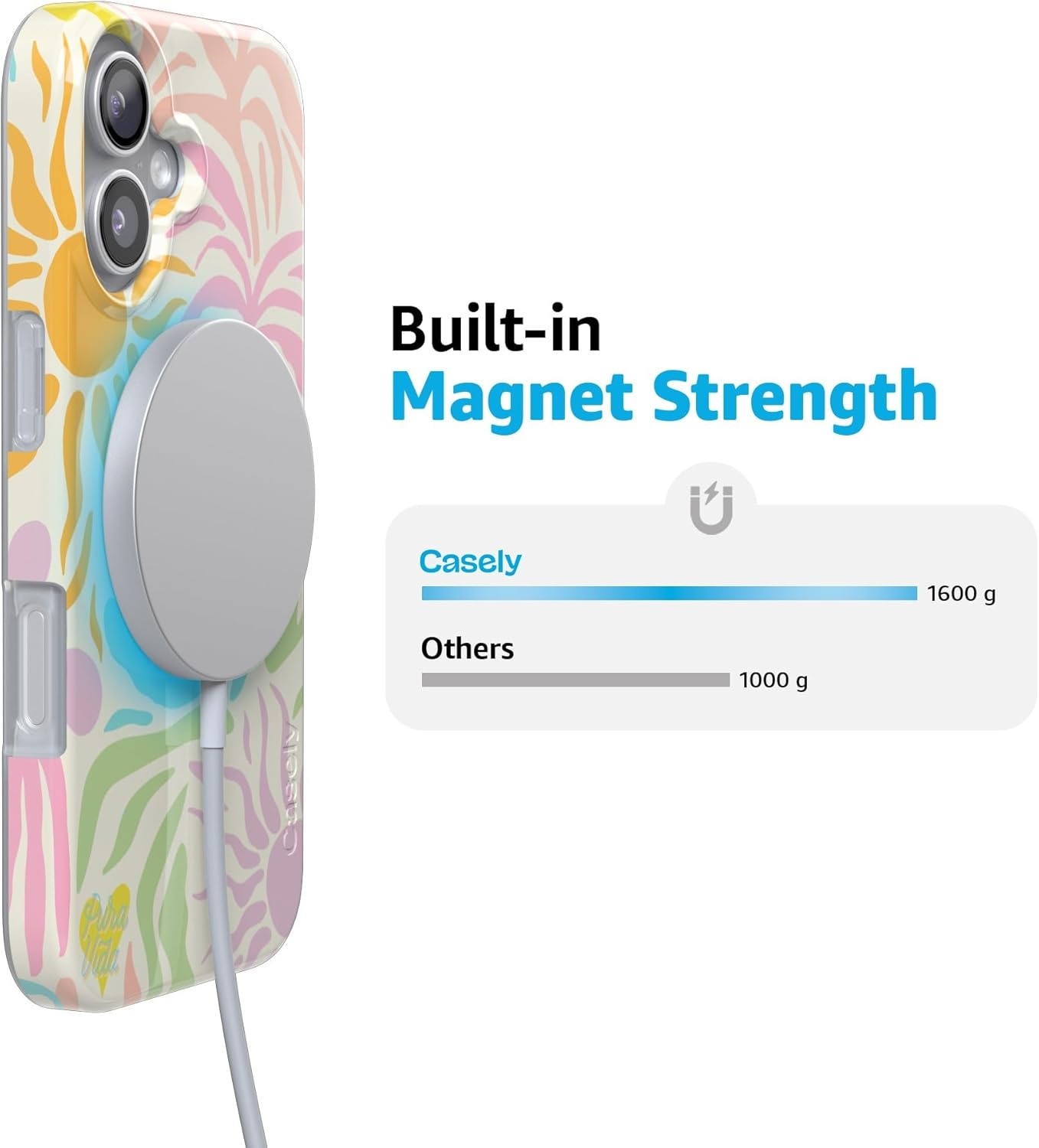 image:imageCasely iPhone 17 Case Oasis Pura Vida Compatible with MagSafe Classic Ultra Slim Design