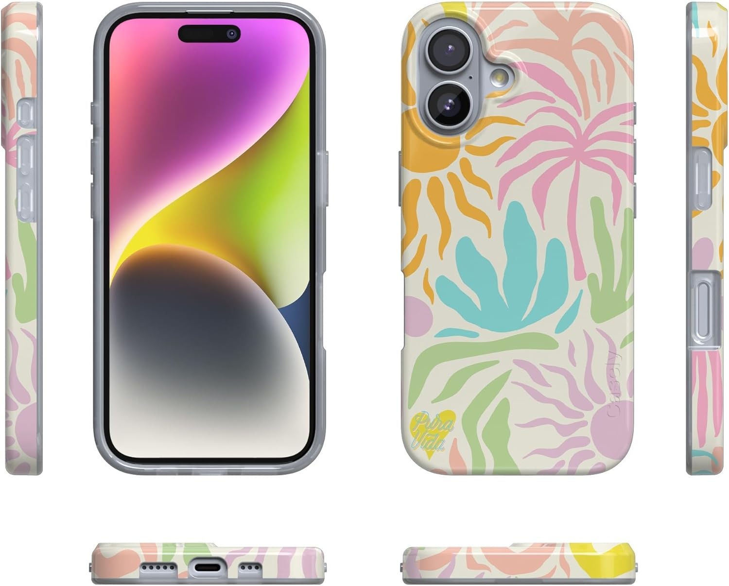 image:imageCasely iPhone 17 Case Oasis Pura Vida Compatible with MagSafe Classic Ultra Slim Design
