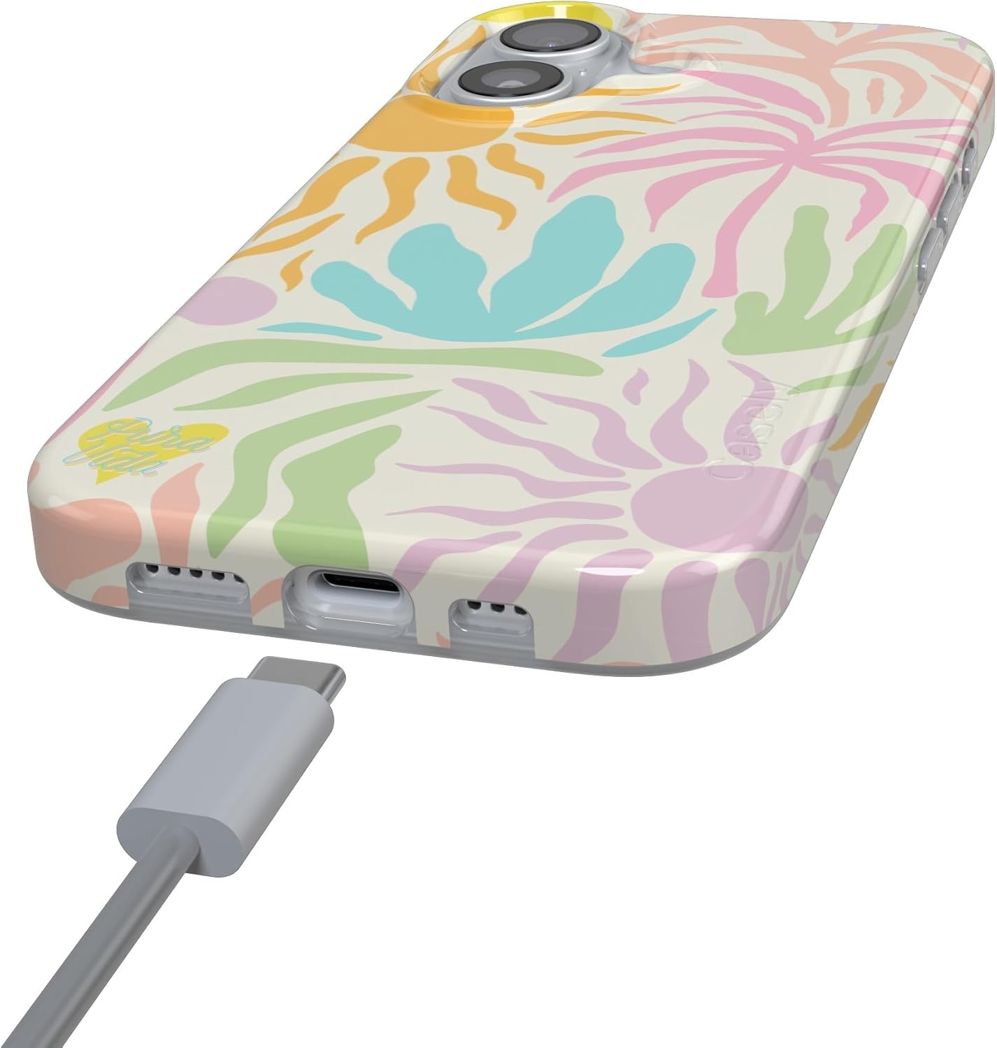 image:imageCasely iPhone 17 Case Oasis Pura Vida Compatible with MagSafe Classic Ultra Slim Design