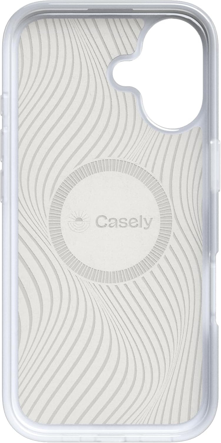 image:imageCasely iPhone 17 Case Petite Petals Floral Dainty Lattice Compatible with MagSafe Classic Ultra Thin Design