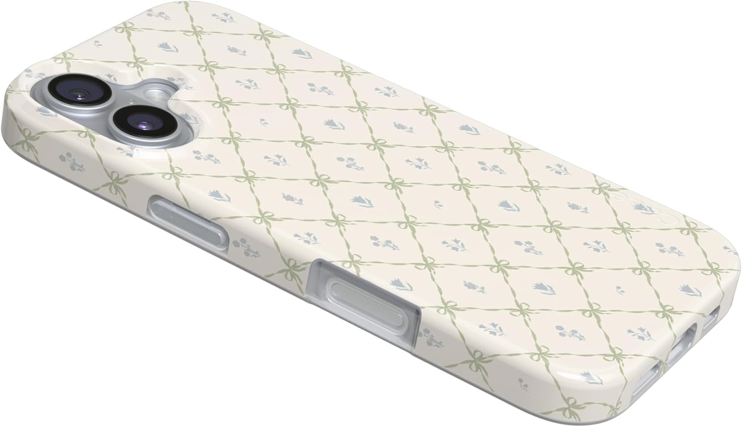 image:imageCasely iPhone 17 Case Petite Petals Floral Dainty Lattice Compatible with MagSafe Classic Ultra Thin Design