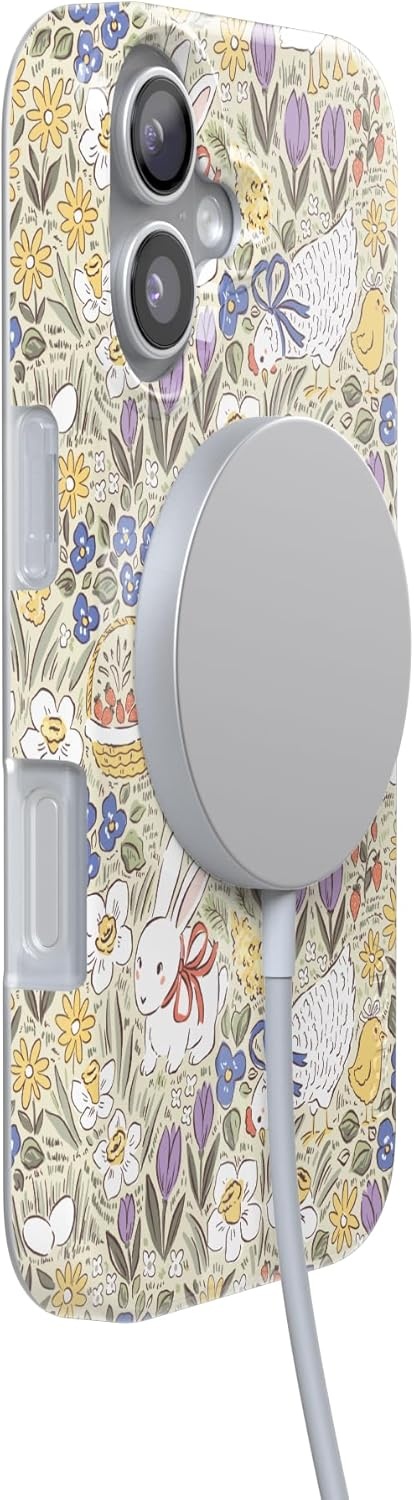image:imageCasely iPhone 17 Case Storybook Stroll Spring Garden Compatible with MagSafe Classic Ultra Thin Design