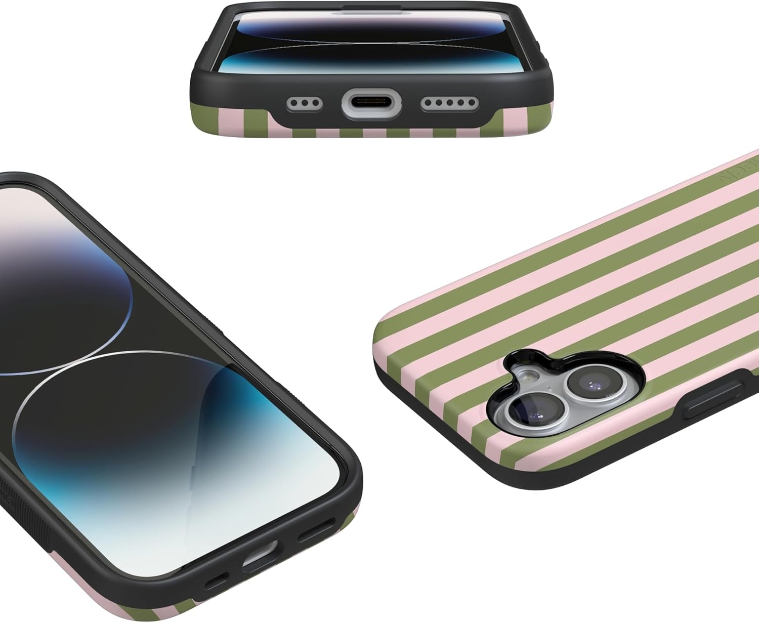 image:imageCasely iPhone 17 Case Summer Stripes Sunday Best Bold Protective Design Compatible with MagSafe