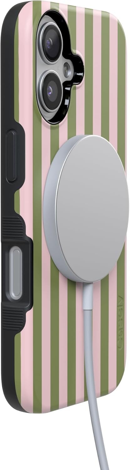 image:imageCasely iPhone 17 Case Summer Stripes Sunday Best Bold Protective Design Compatible with MagSafe