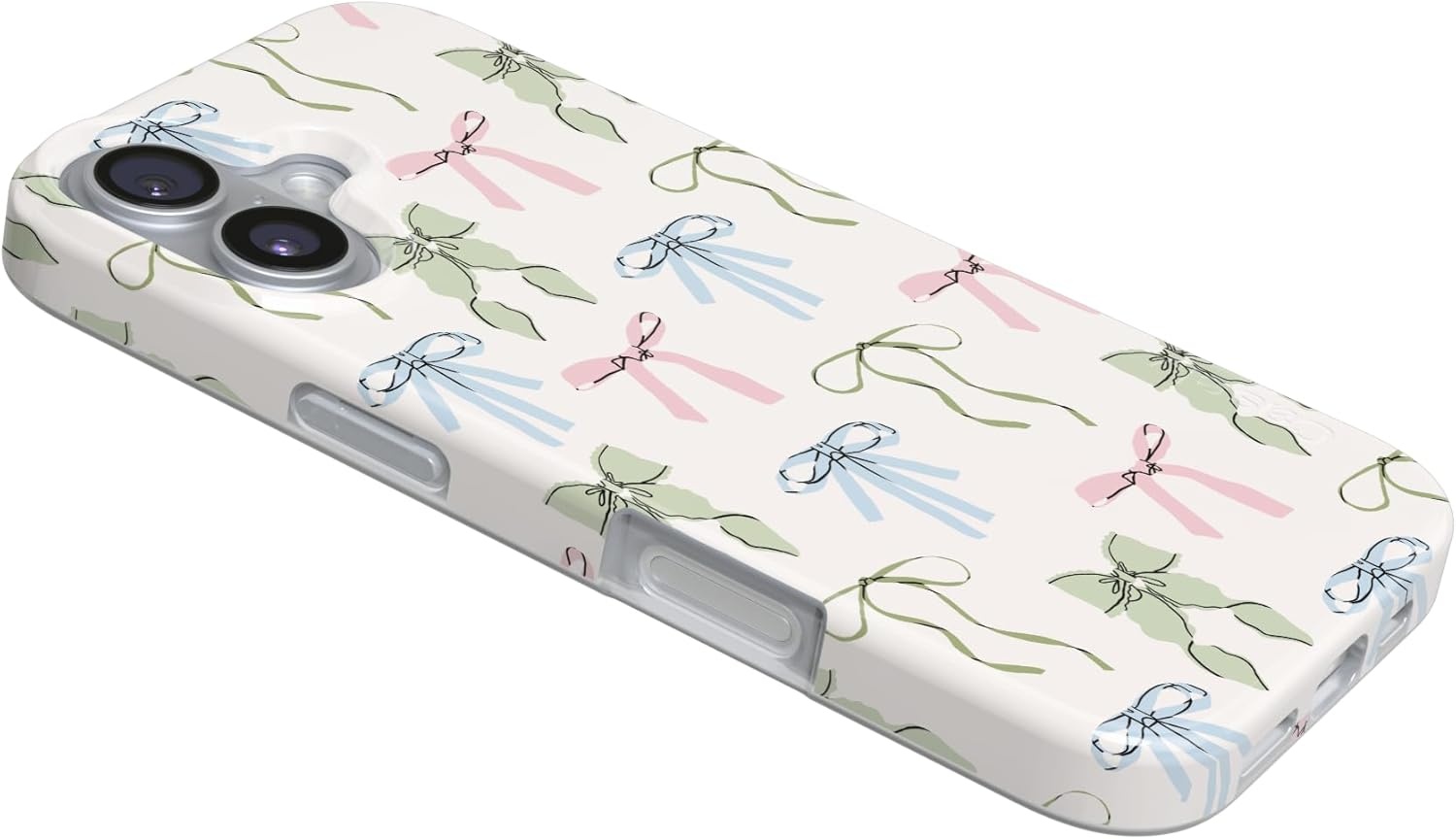 image:imageCasely iPhone 17 Case Whimsy Girlie Pastel Bows Compatible with MagSafe Classic Ultra Thin Design
