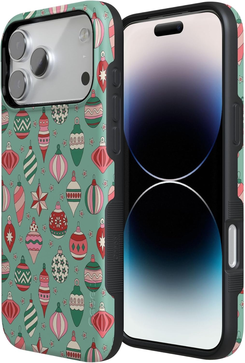 image:imageCasely iPhone 17 Pro Case Into the Wild Black Leopard Bold Protective Design MagSafe Compatible DesignAll Decked Out Festive Ornaments