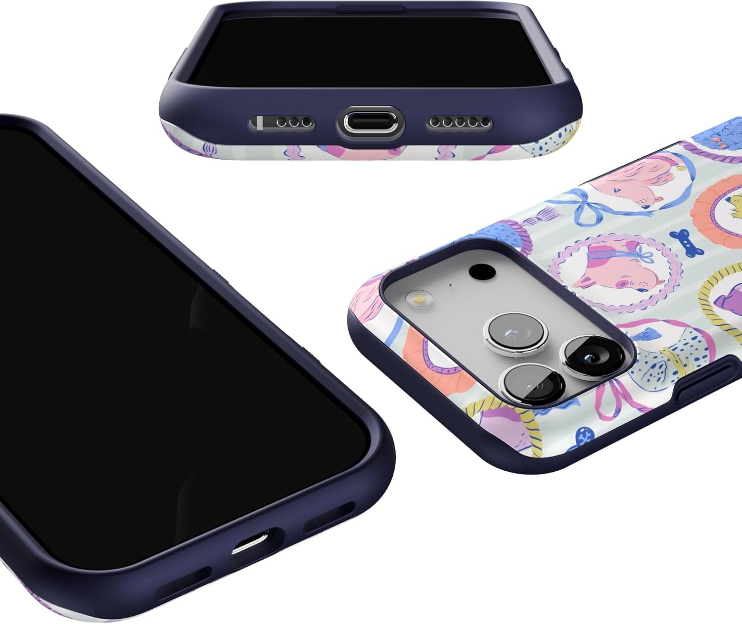 image:imageCasely iPhone 17 Pro Case Into the Wild Black Leopard Bold Protective Design MagSafe Compatible DesignChateau Pups French Dog