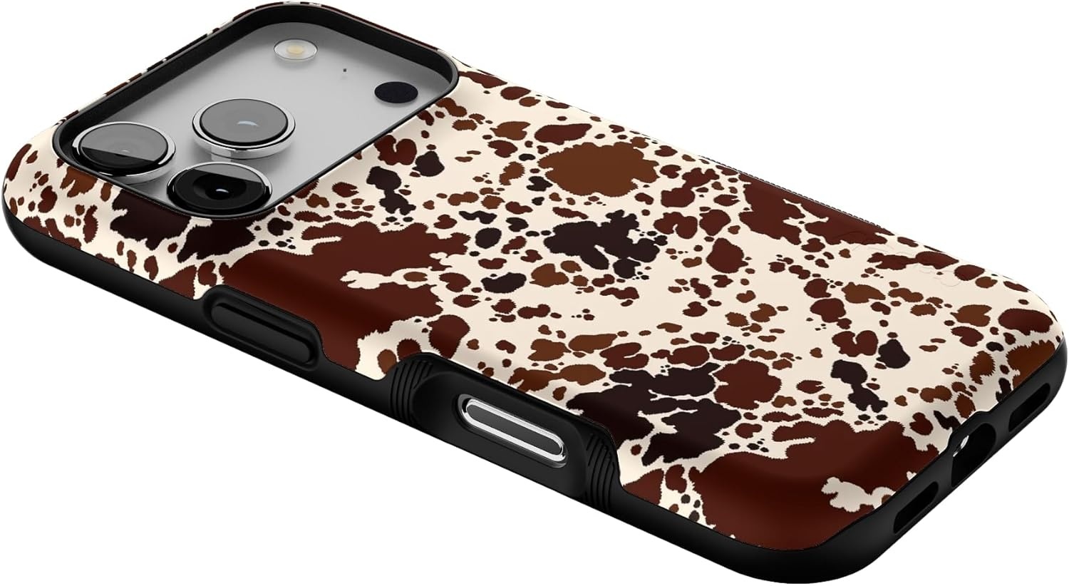 image:imageCasely iPhone 17 Pro Case Into the Wild Black Leopard Bold Protective Design MagSafe Compatible DesignCowgirl Envy Cow Print