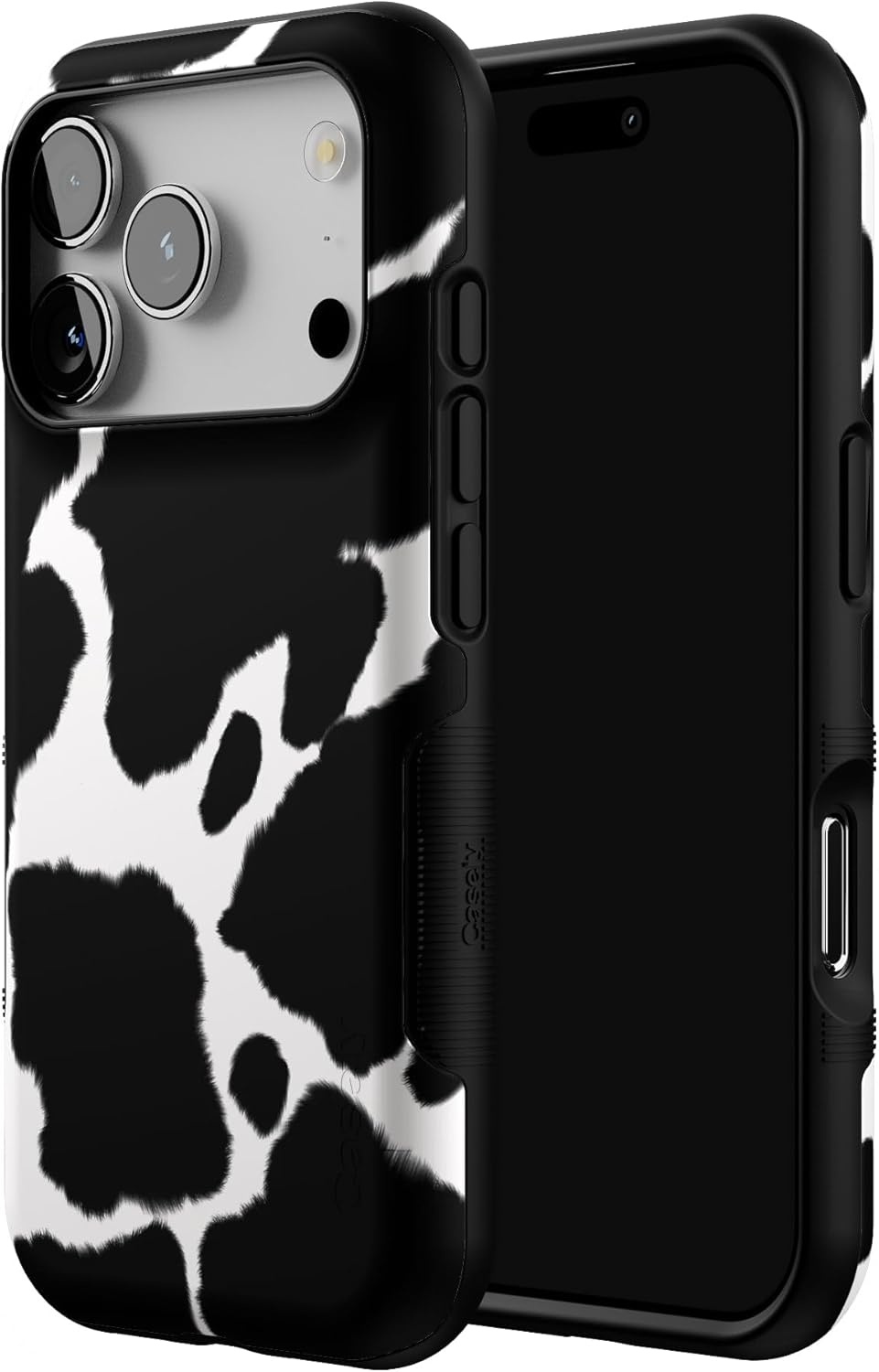 image:imageCasely iPhone 17 Pro Case Into the Wild Black Leopard Bold Protective Design MagSafe Compatible DesignCurrent MOOd Cow Print