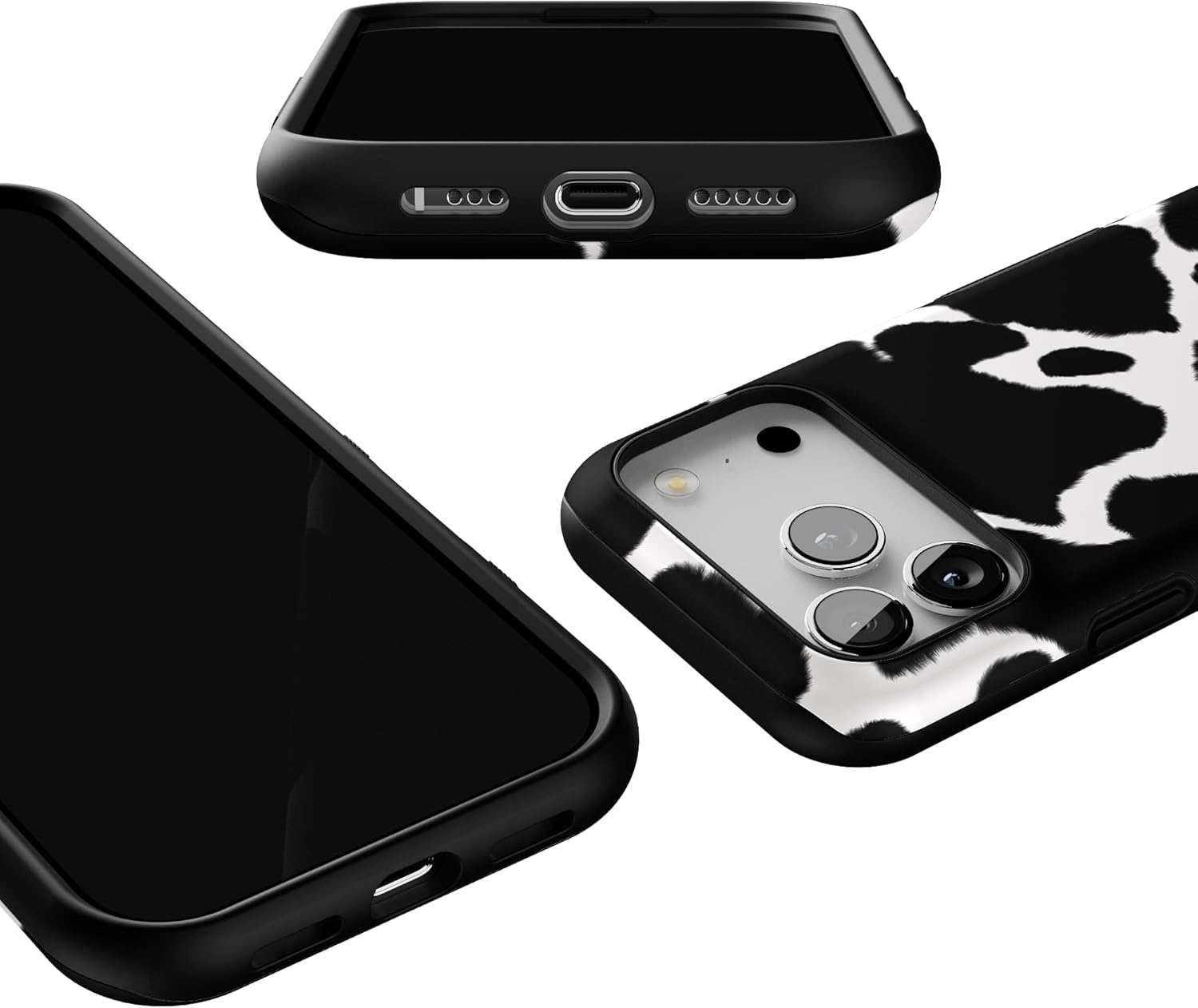 image:imageCasely iPhone 17 Pro Case Into the Wild Black Leopard Bold Protective Design MagSafe Compatible DesignCurrent MOOd Cow Print