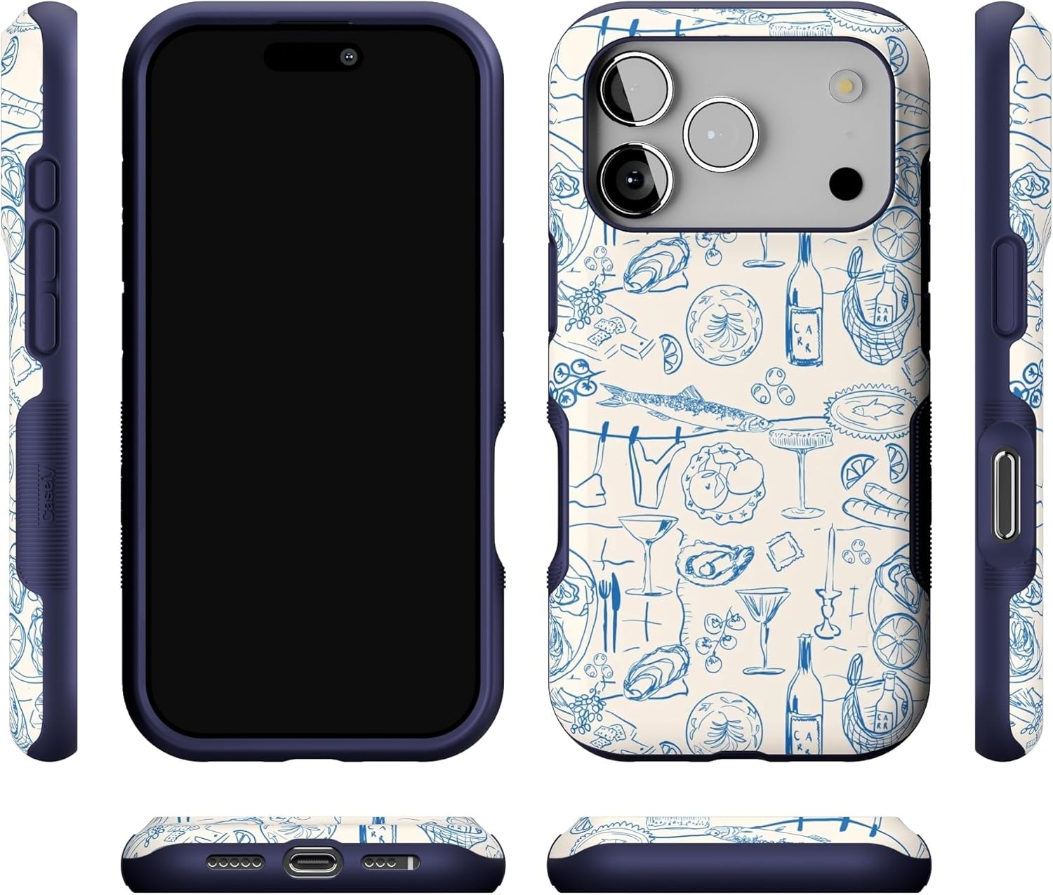 image:imageCasely iPhone 17 Pro Case Into the Wild Black Leopard Bold Protective Design MagSafe Compatible DesignDolce Vita Amalfi Aperitivo