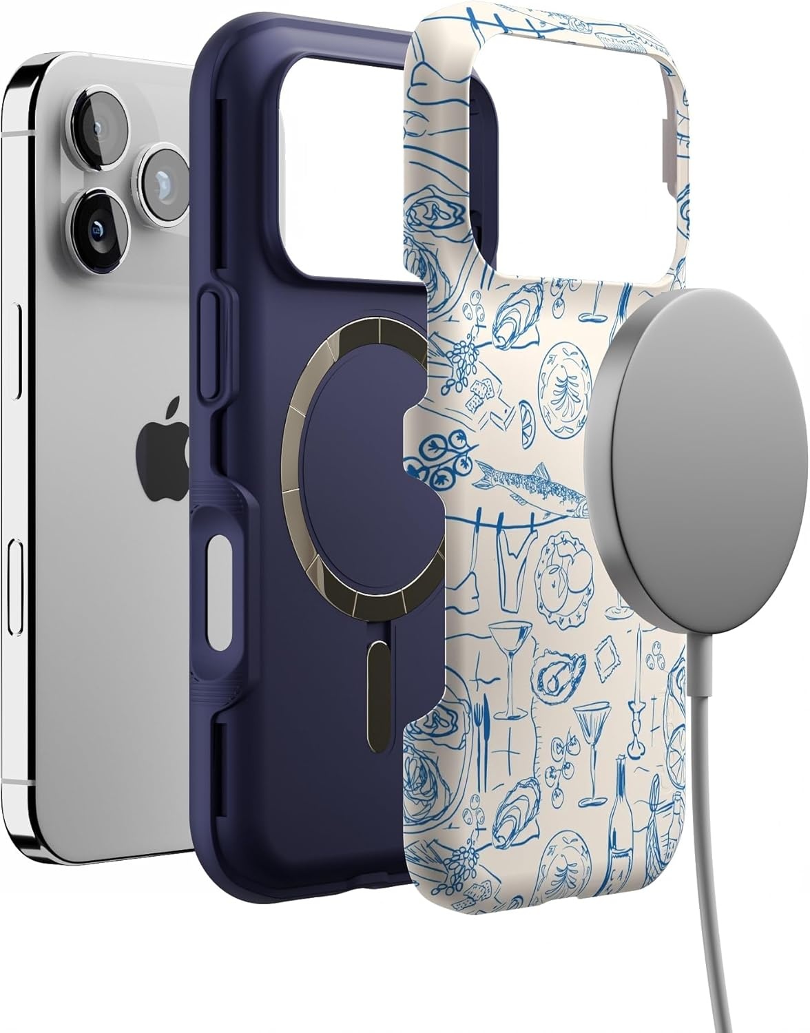 image:imageCasely iPhone 17 Pro Case Into the Wild Black Leopard Bold Protective Design MagSafe Compatible DesignDolce Vita Amalfi Aperitivo