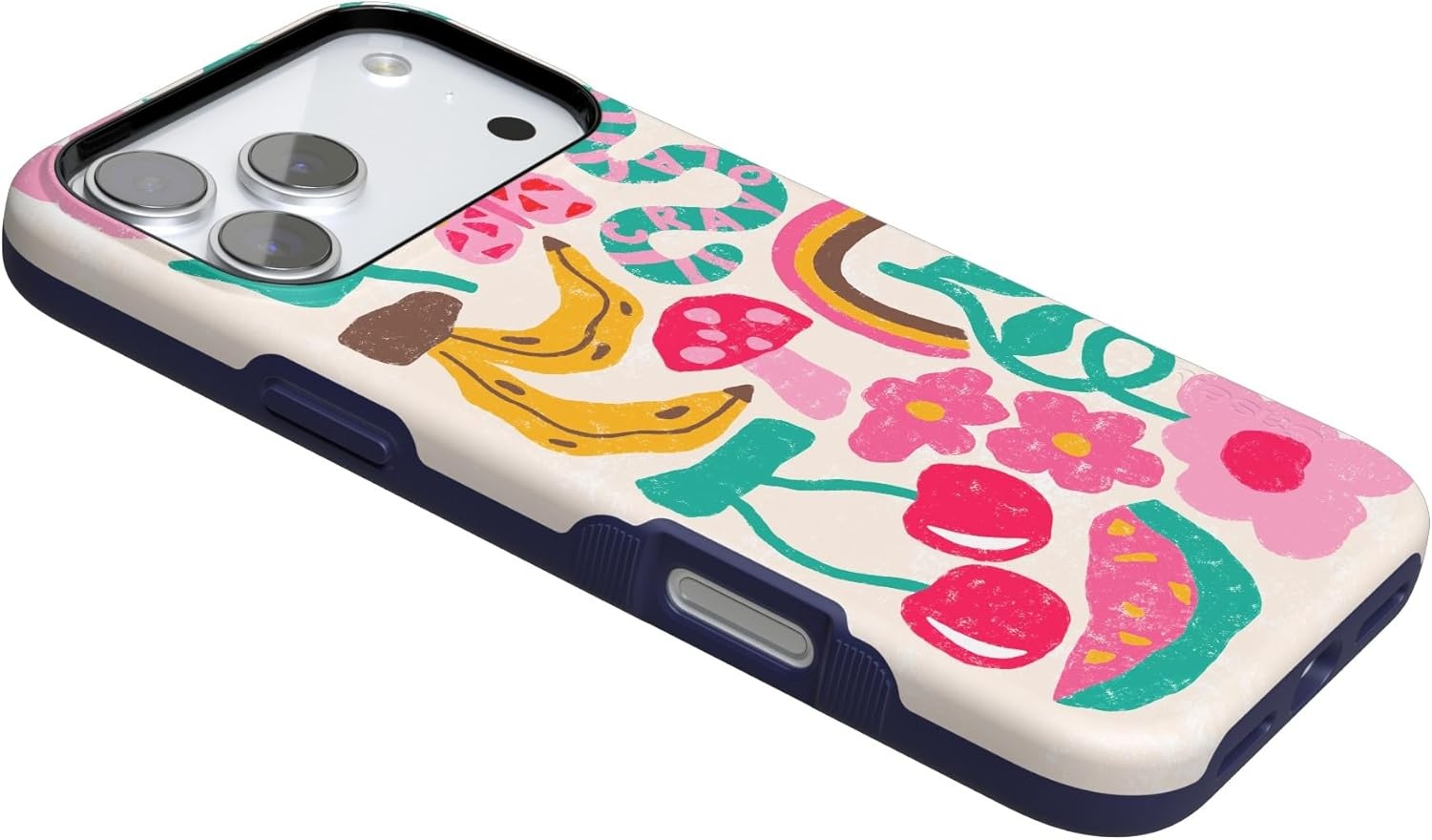 image:imageCasely iPhone 17 Pro Case Into the Wild Black Leopard Bold Protective Design MagSafe Compatible DesignDoodle Bug Crayola Crayon