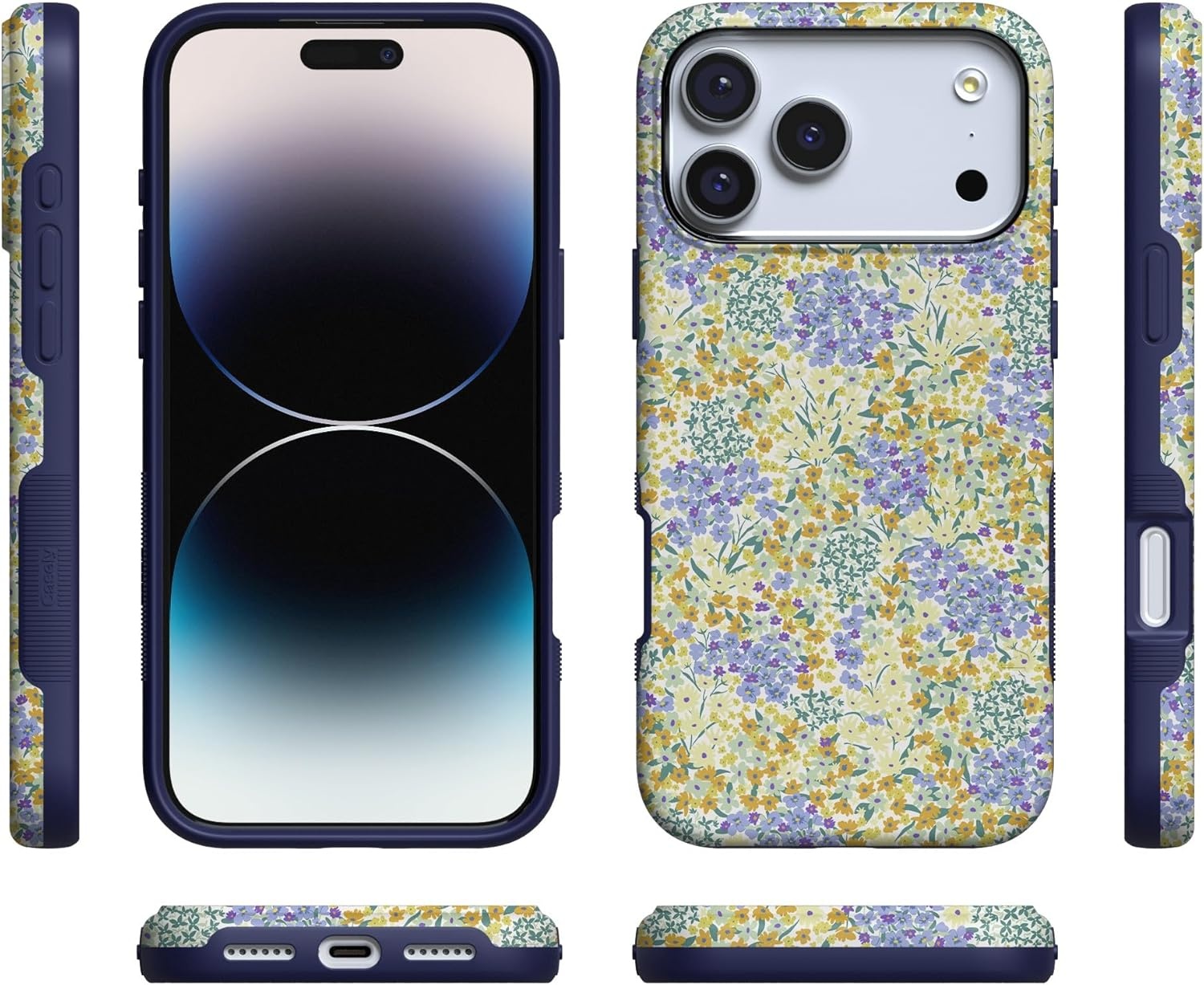 image:imageCasely iPhone 17 Pro Case Into the Wild Black Leopard Bold Protective Design MagSafe Compatible DesignDream Garden Cottagecore