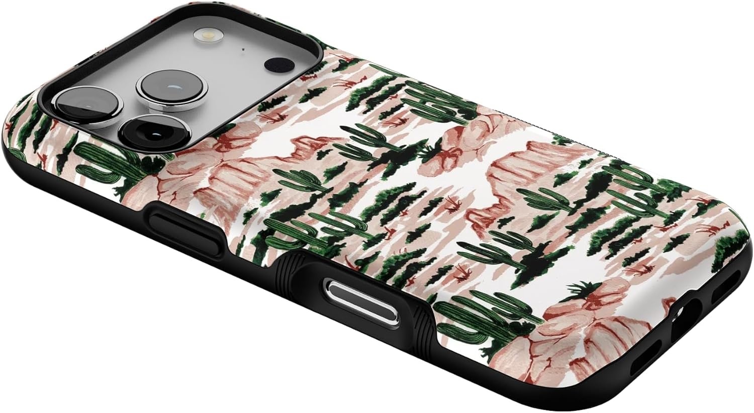 image:imageCasely iPhone 17 Pro Case Into the Wild Black Leopard Bold Protective Design MagSafe Compatible DesignGold Rush Desert
