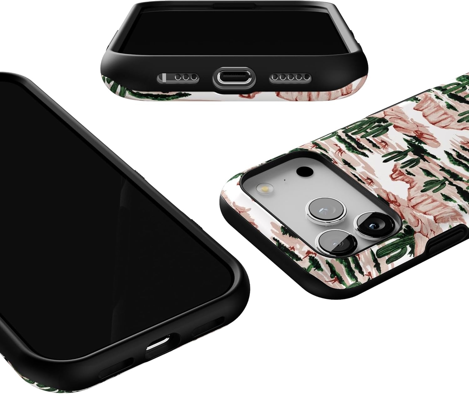 image:imageCasely iPhone 17 Pro Case Into the Wild Black Leopard Bold Protective Design MagSafe Compatible DesignGold Rush Desert