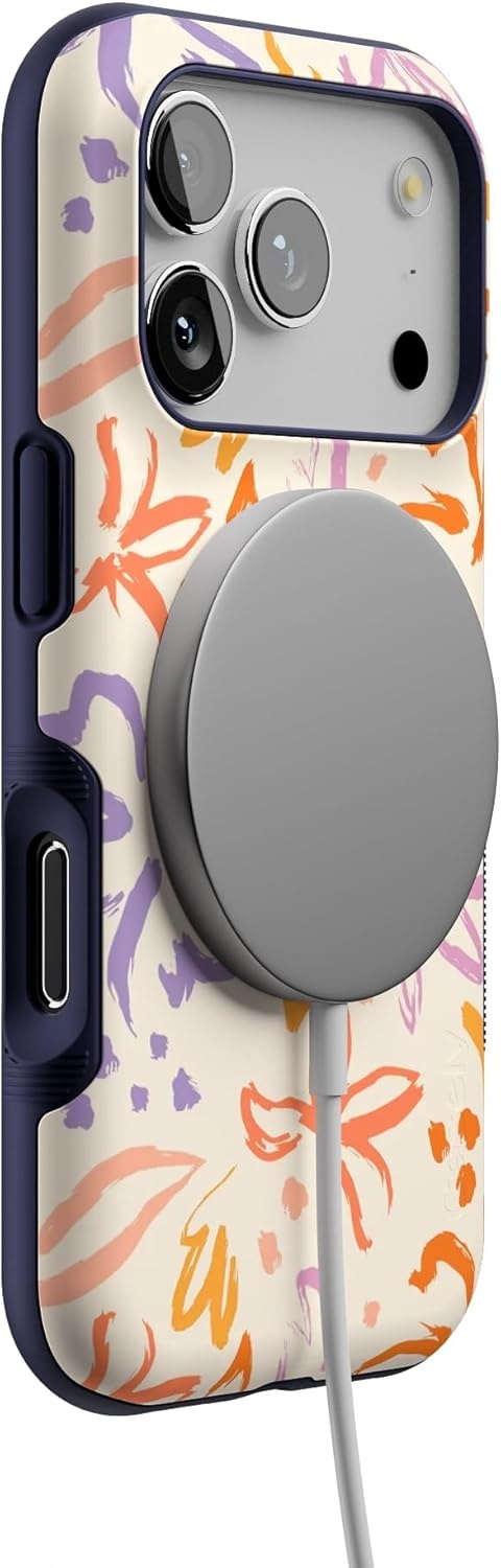 image:imageCasely iPhone 17 Pro Case Into the Wild Black Leopard Bold Protective Design MagSafe Compatible DesignHibiscus Blooms Hawaiian Floral
