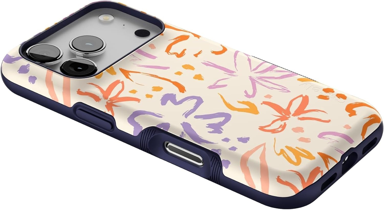 image:imageCasely iPhone 17 Pro Case Into the Wild Black Leopard Bold Protective Design MagSafe Compatible DesignHibiscus Blooms Hawaiian Floral