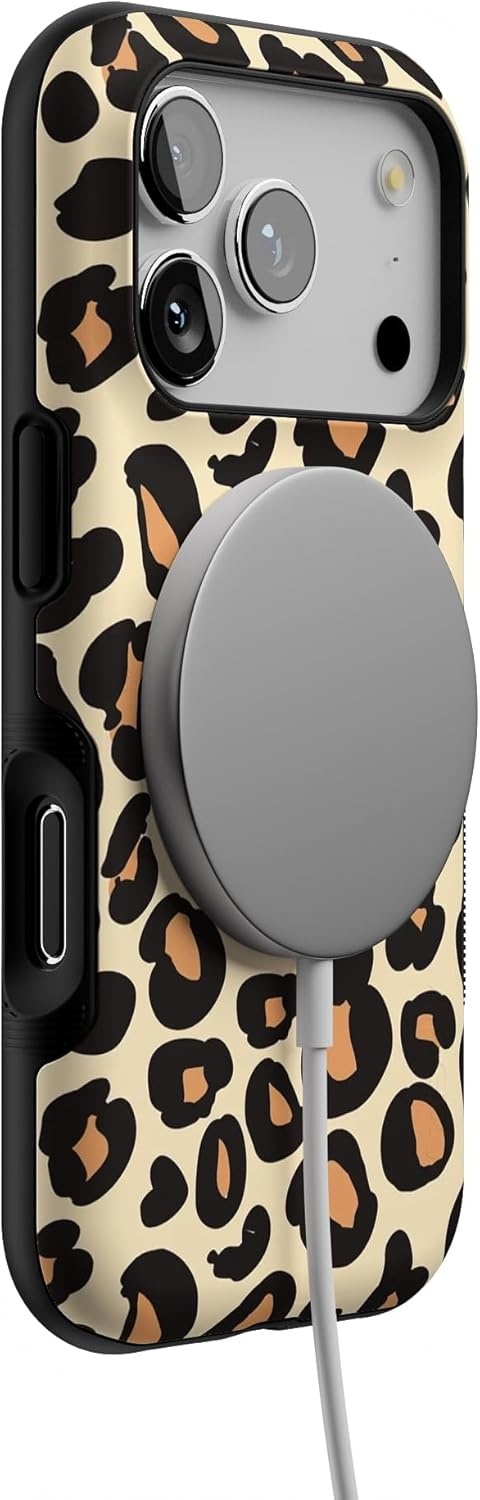 image:imageCasely iPhone 17 Pro Case Into the Wild Black Leopard Bold Protective Design MagSafe Compatible DesignInto the Wild Leopard Print