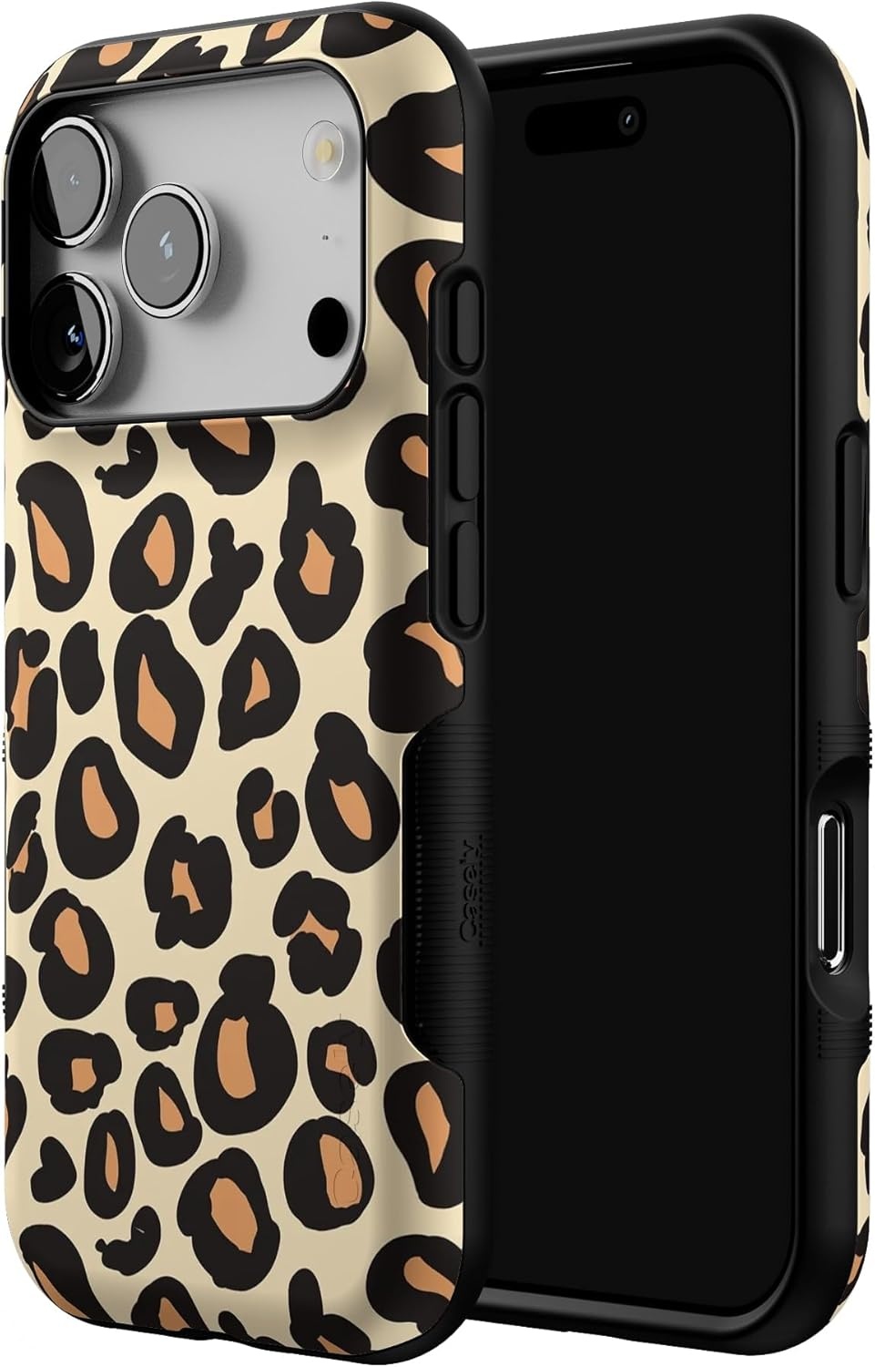 image:imageCasely iPhone 17 Pro Case Into the Wild Black Leopard Bold Protective Design MagSafe Compatible DesignInto the Wild Leopard Print
