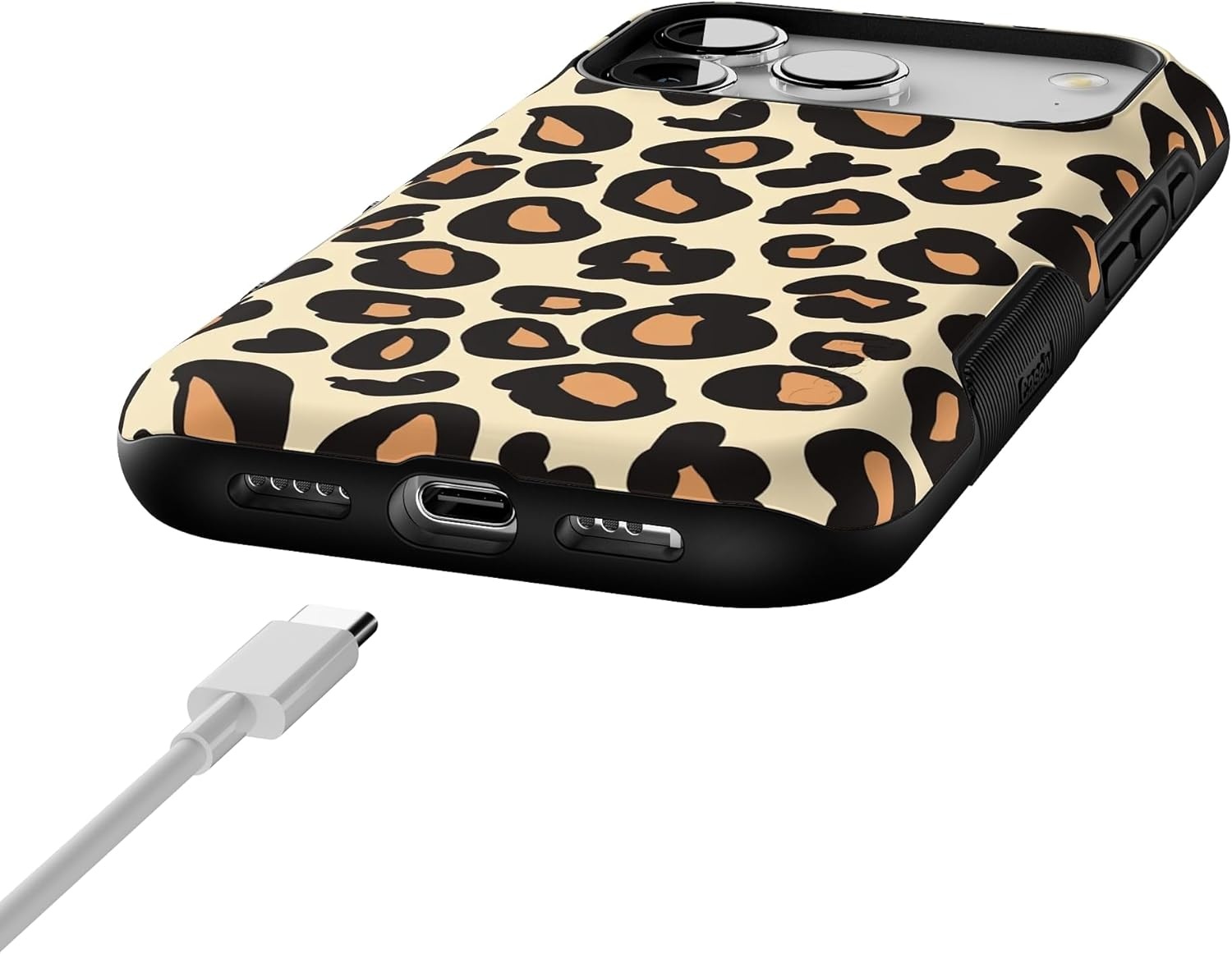 image:imageCasely iPhone 17 Pro Case Into the Wild Black Leopard Bold Protective Design MagSafe Compatible DesignInto the Wild Leopard Print