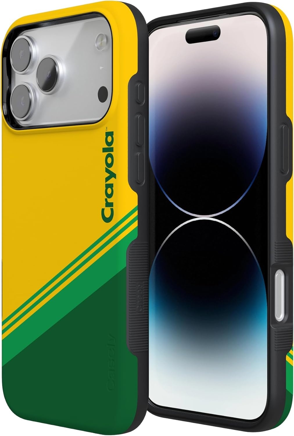 image:imageCasely iPhone 17 Pro Case Into the Wild Black Leopard Bold Protective Design MagSafe Compatible DesignKeep It Classic Crayola Crayon Box
