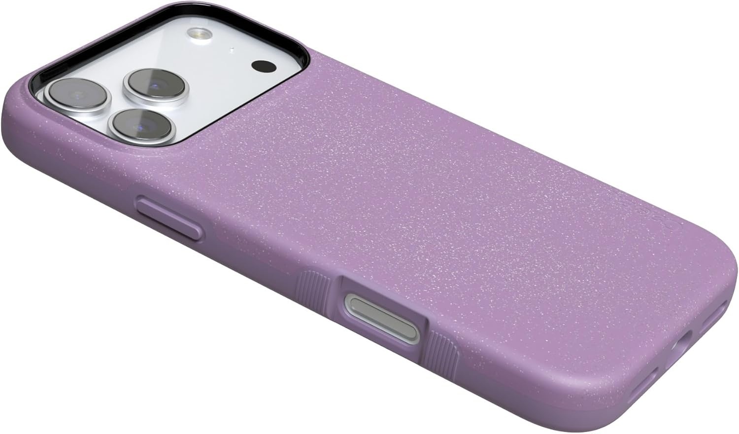 image:imageCasely iPhone 17 Pro Case Into the Wild Black Leopard Bold Protective Design MagSafe Compatible DesignLavender Waves Purple Shimmer