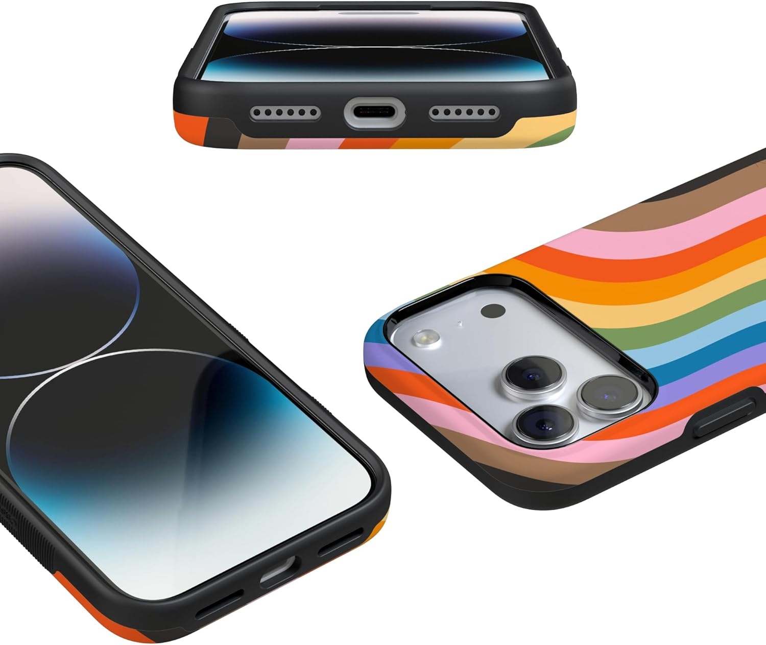 image:imageCasely iPhone 17 Pro Case Into the Wild Black Leopard Bold Protective Design MagSafe Compatible DesignLove for All Rainbow Pride
