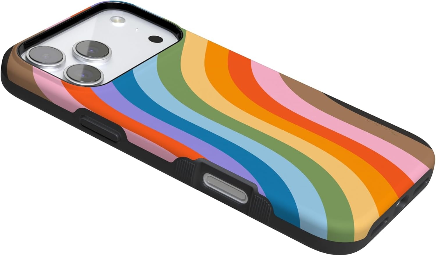 image:imageCasely iPhone 17 Pro Case Into the Wild Black Leopard Bold Protective Design MagSafe Compatible DesignLove for All Rainbow Pride