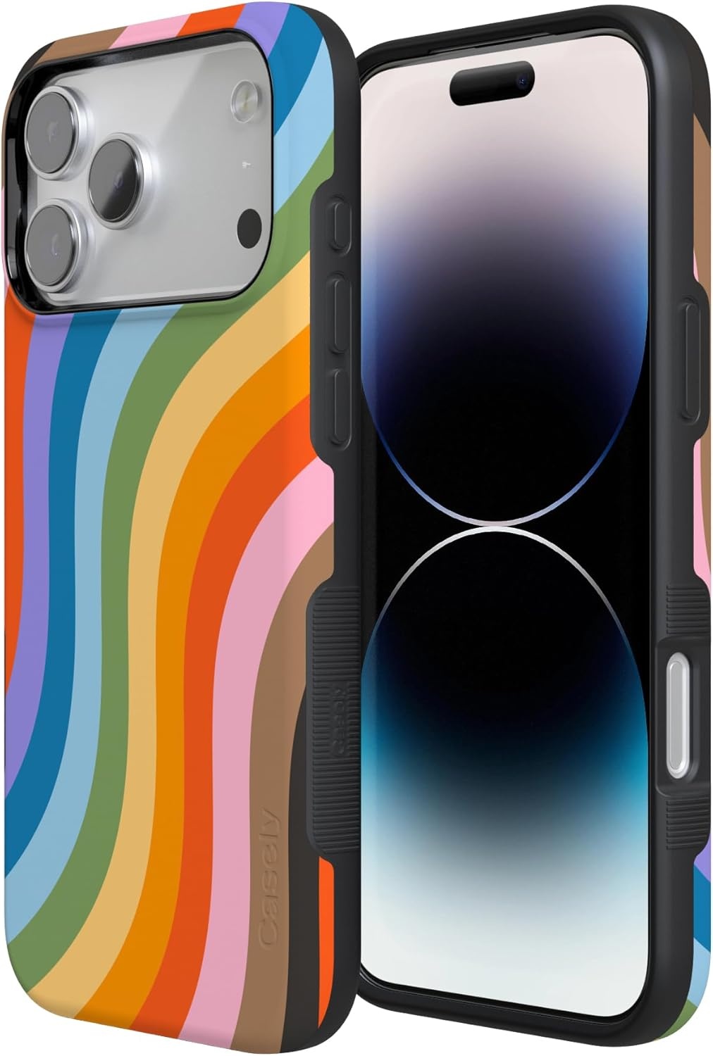 image:imageCasely iPhone 17 Pro Case Into the Wild Black Leopard Bold Protective Design MagSafe Compatible DesignLove for All Rainbow Pride