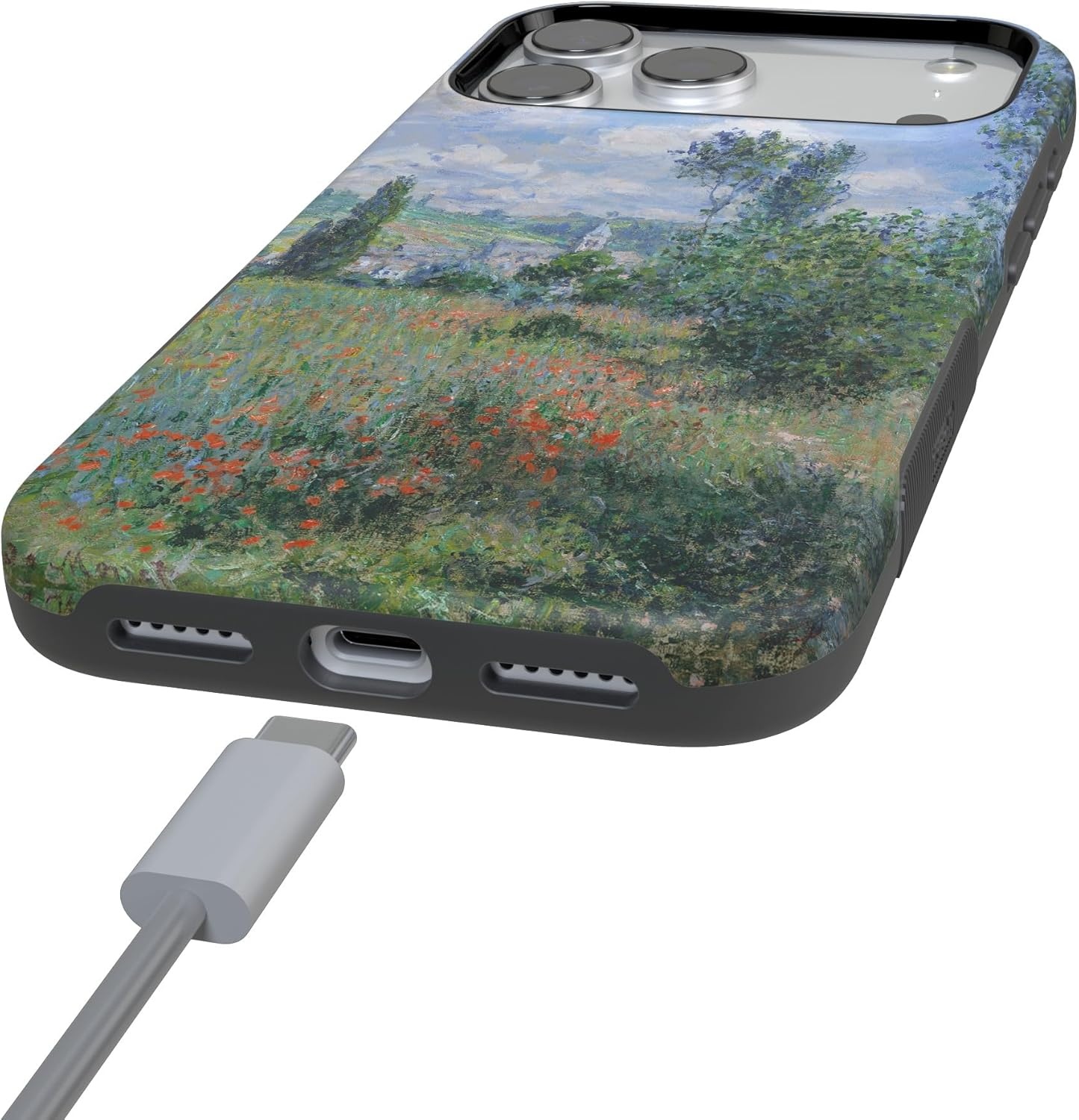 image:imageCasely iPhone 17 Pro Case Into the Wild Black Leopard Bold Protective Design MagSafe Compatible DesignMonets View The Met Museum