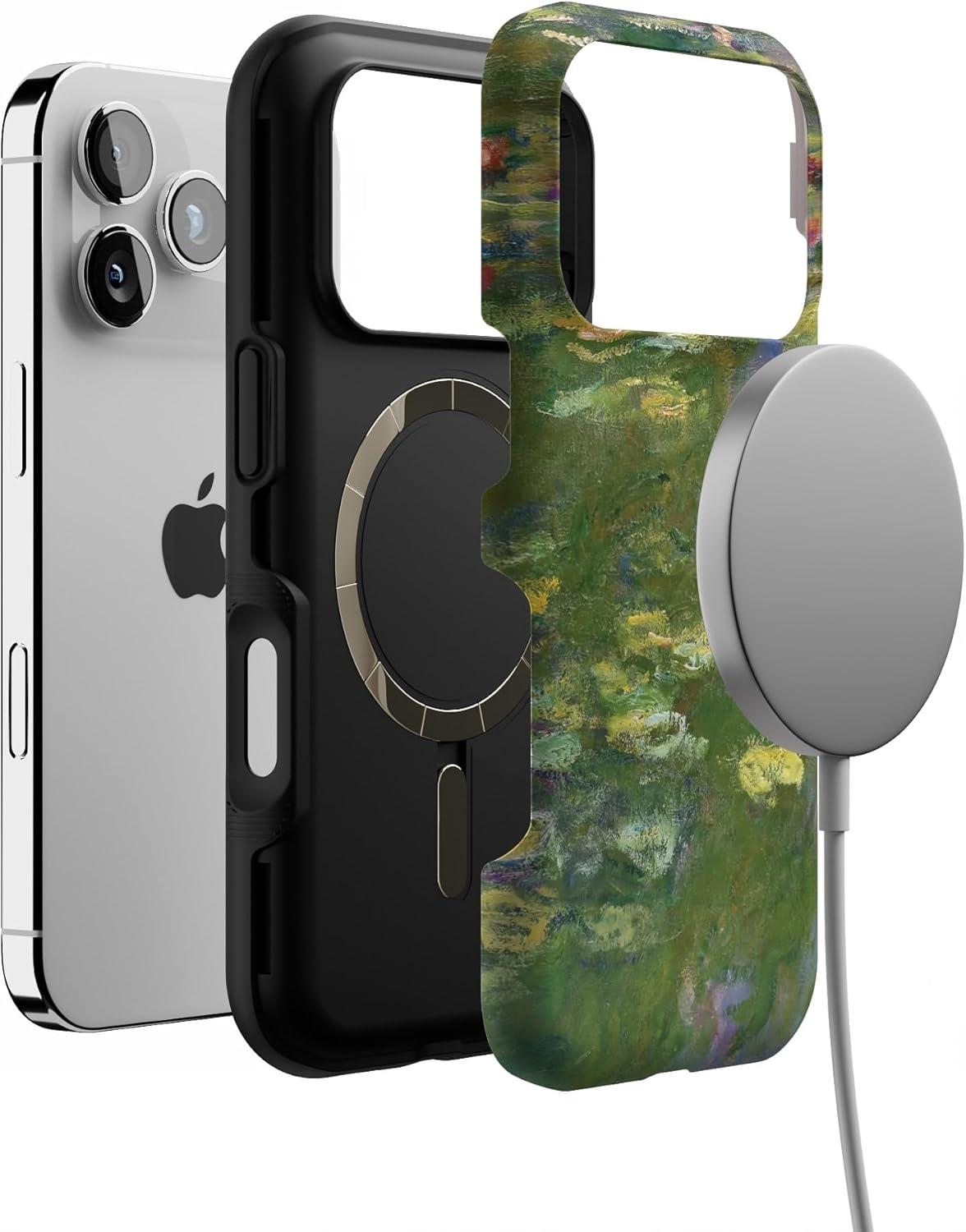 image:imageCasely iPhone 17 Pro Case Into the Wild Black Leopard Bold Protective Design MagSafe Compatible DesignMonets Water Lilies The Met Museum